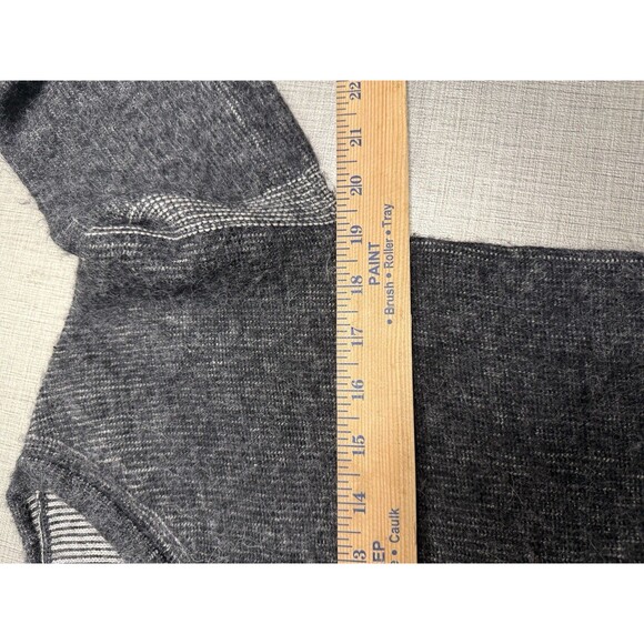 Peruvian Connection Vintage Alpaca Sweater Pullover Gray Black Size XS - Picture 8 of 8